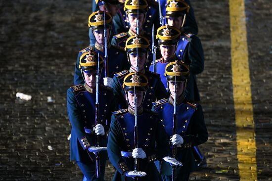 Церемония открытия X Международного военно-музыкального фестиваля "Спасская башня"