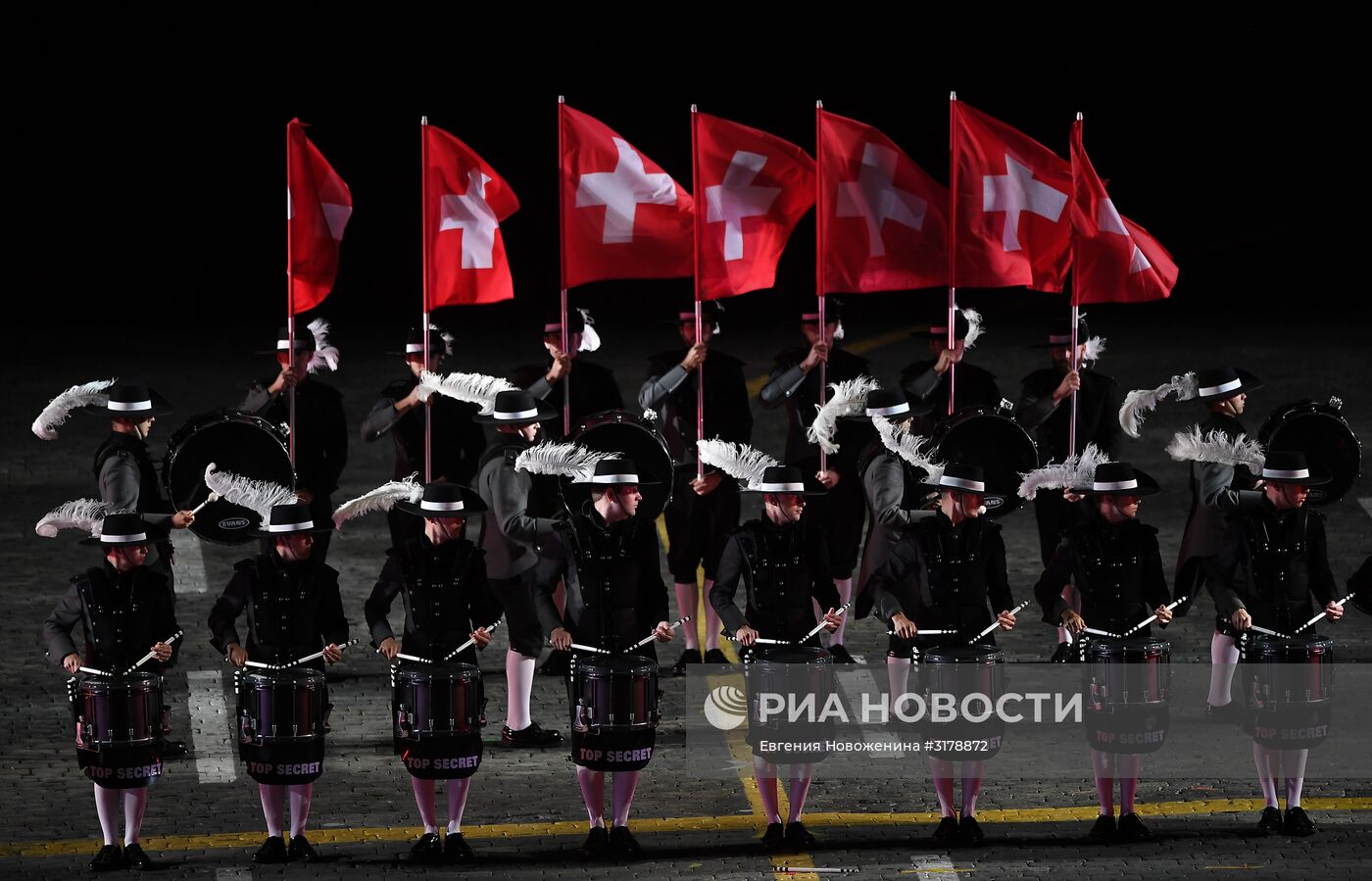 Церемония открытия X Международного военно-музыкального фестиваля "Спасская башня"