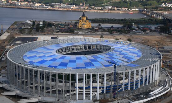Строительство стадиона "Нижний Новгород"
