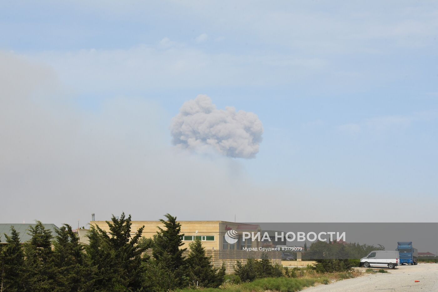 Взрыв прогремел на оружейном складе в Азербайджане