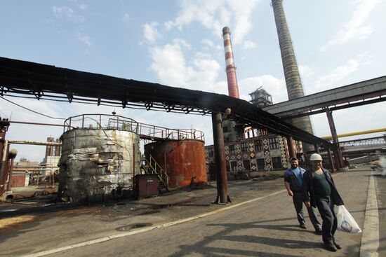 Ясиновский коксохимический завод в Макеевке Донецкой области