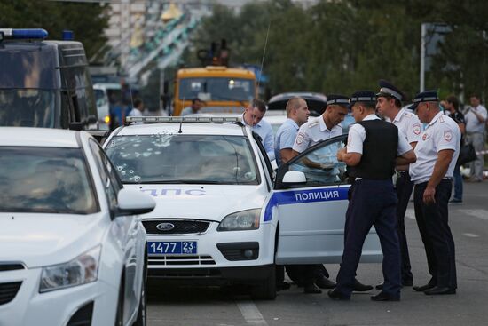 В Краснодаре совершено нападение на сотрудников ДПС