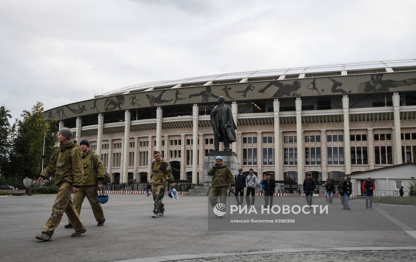 Стадион "Лужники" в Москве