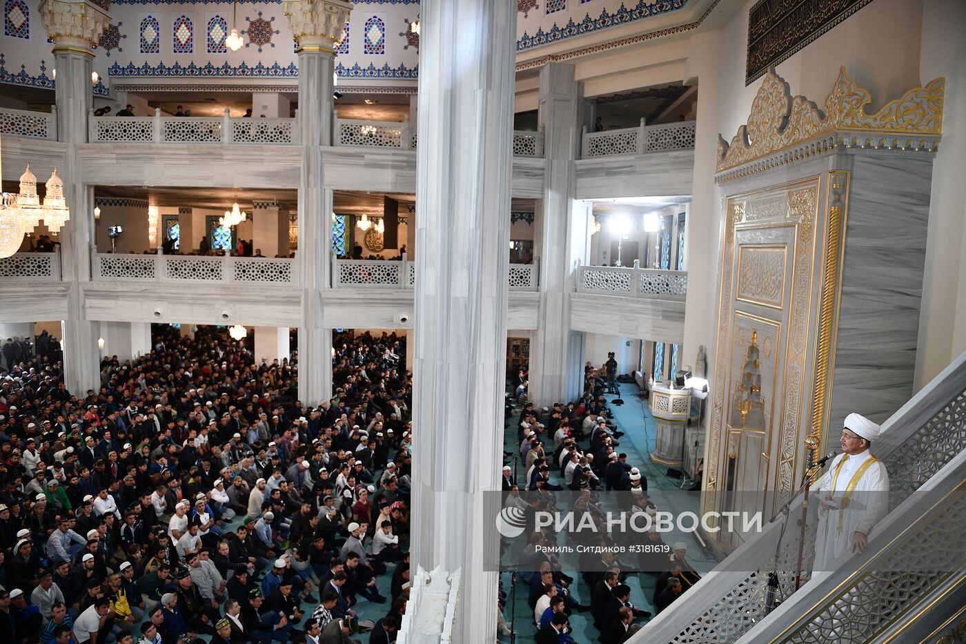 Празднование Курбан-Байрама в Москве