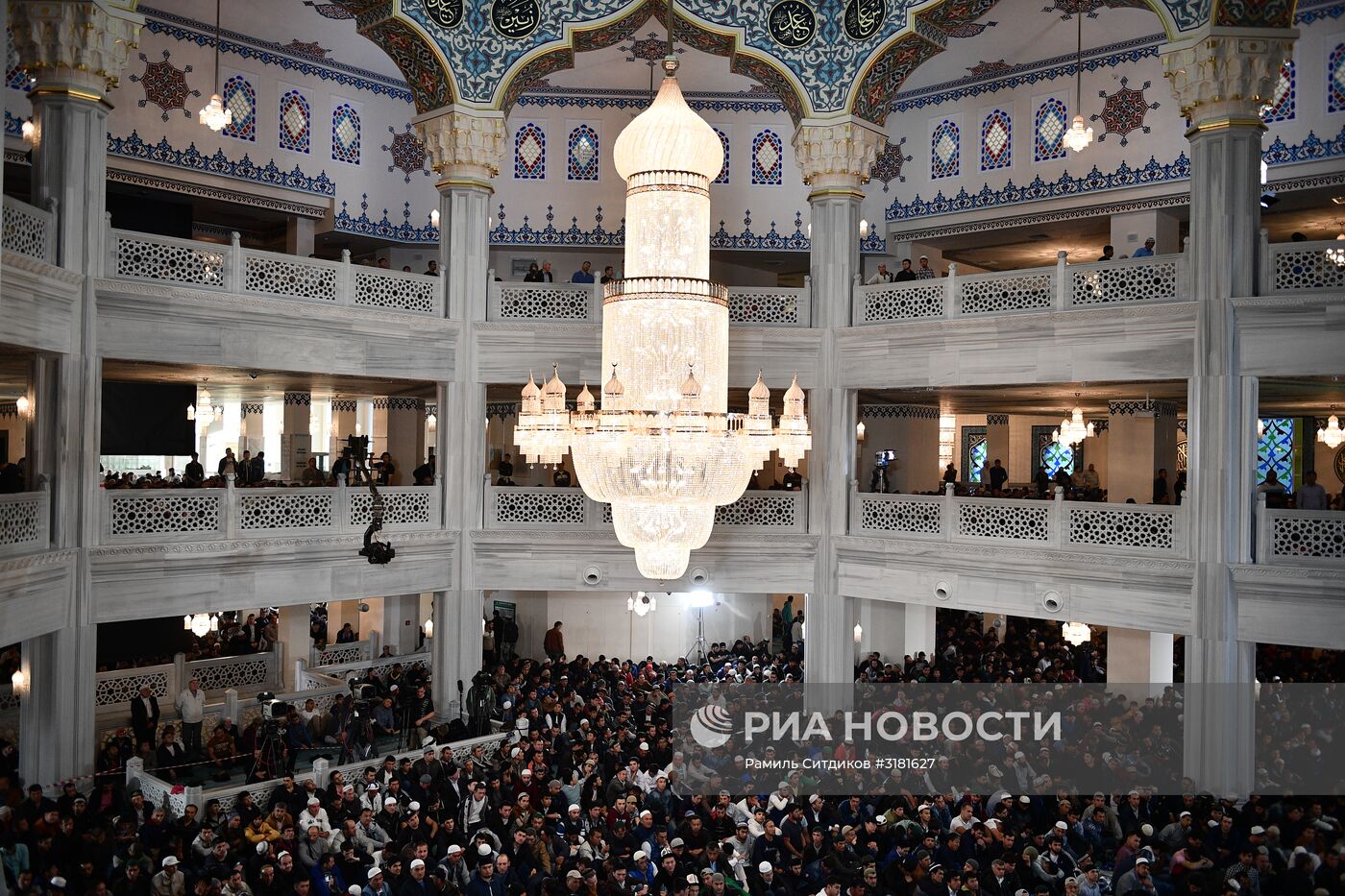 Празднование Курбан-Байрама в Москве