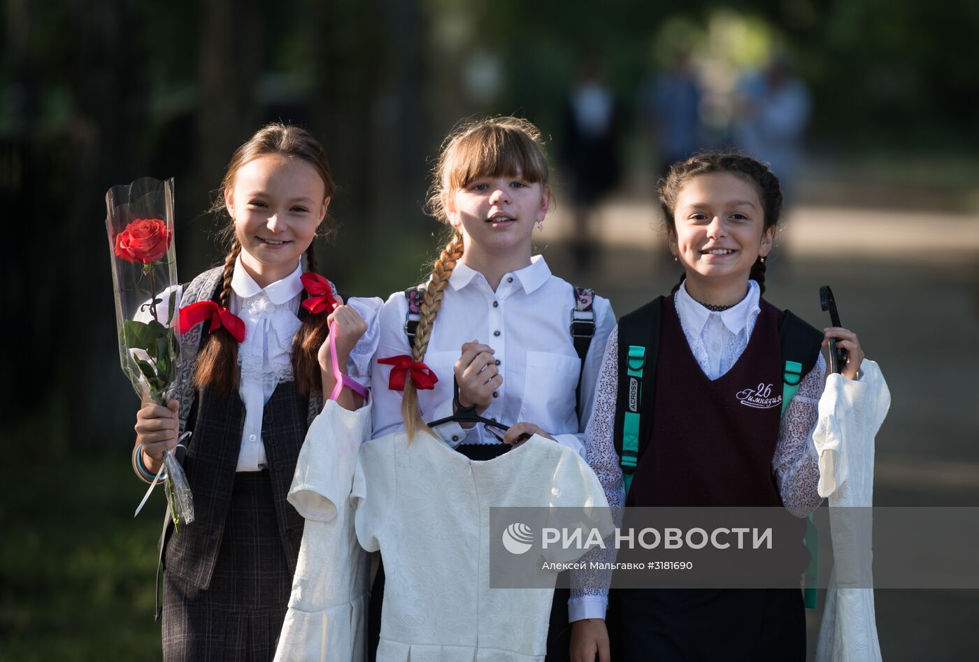 Начало учебного года в школах России