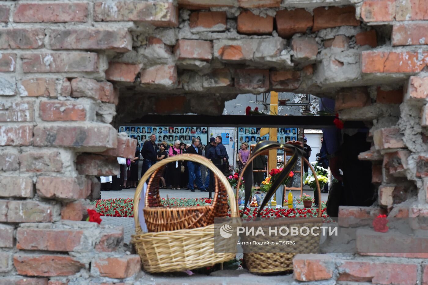 Траурные мероприятия в Беслане