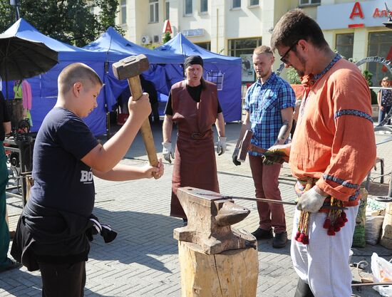 Фестиваль кузнечного искусства в Челябинске