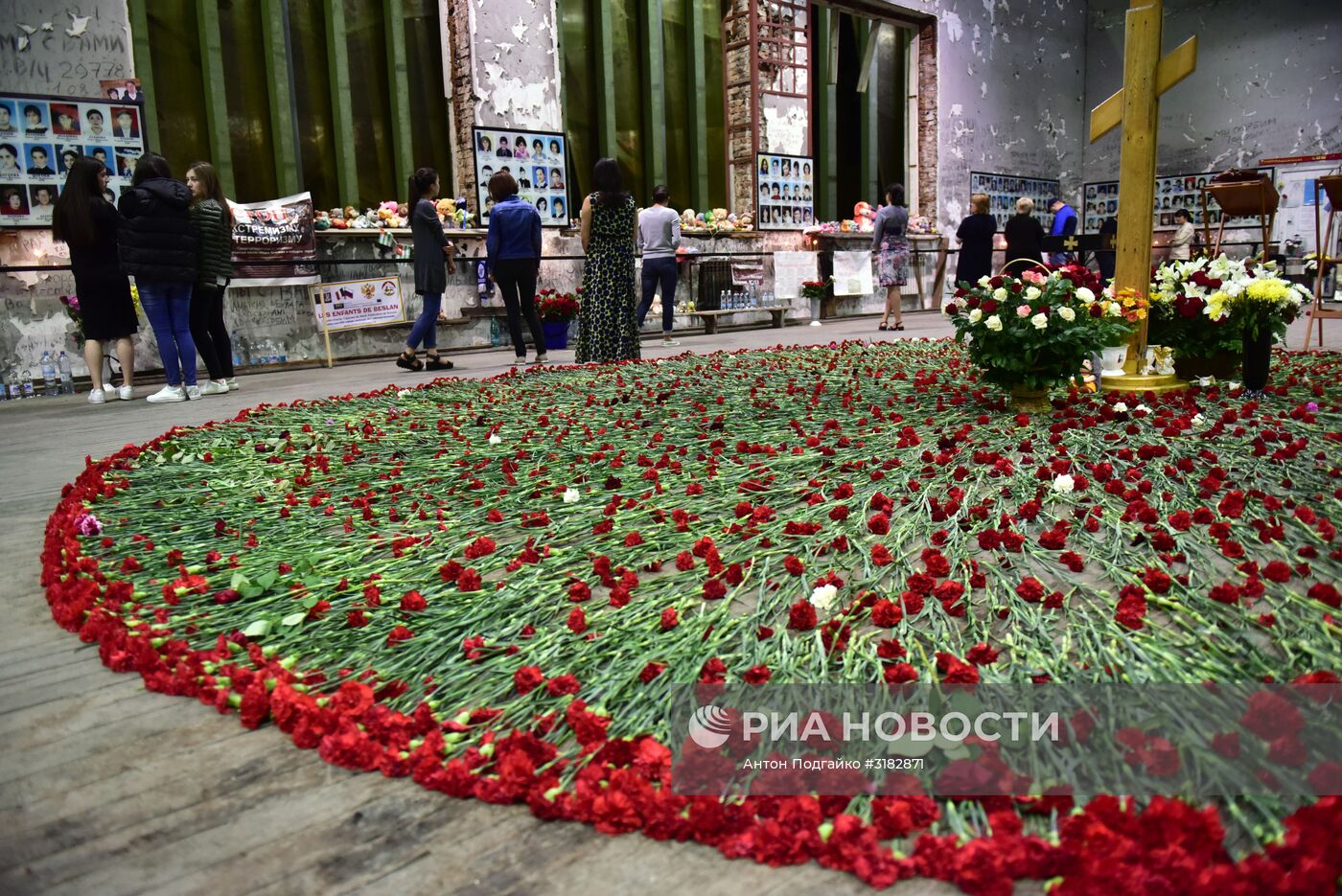 Траурные мероприятия в Беслане