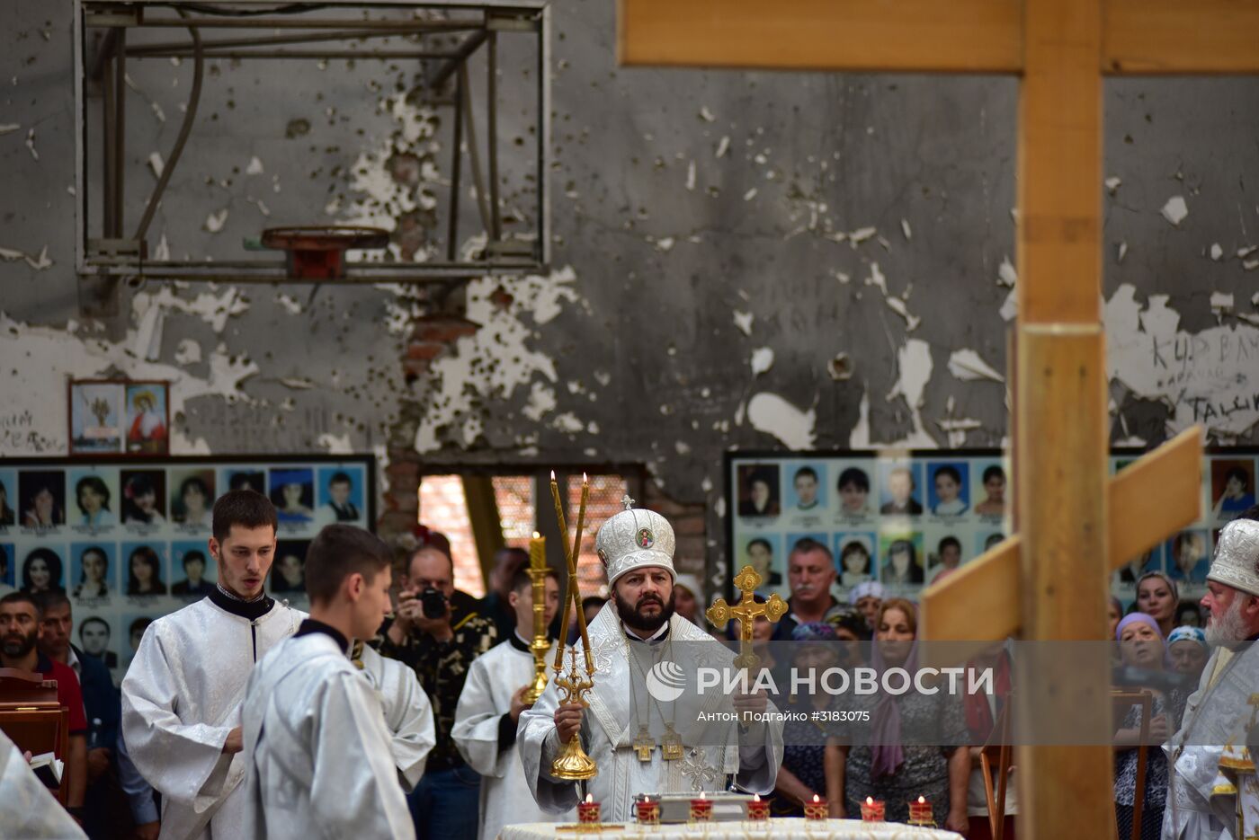 Траурные мероприятия в Беслане