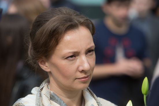 Акция памяти погибших в террористическом акте в Беслане