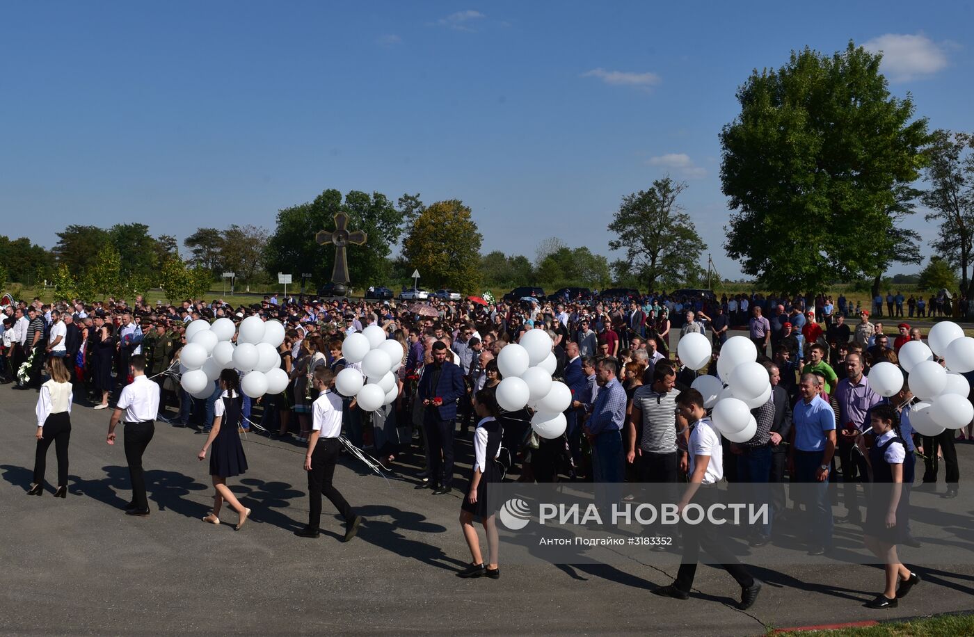 Траурные мероприятия в Беслане