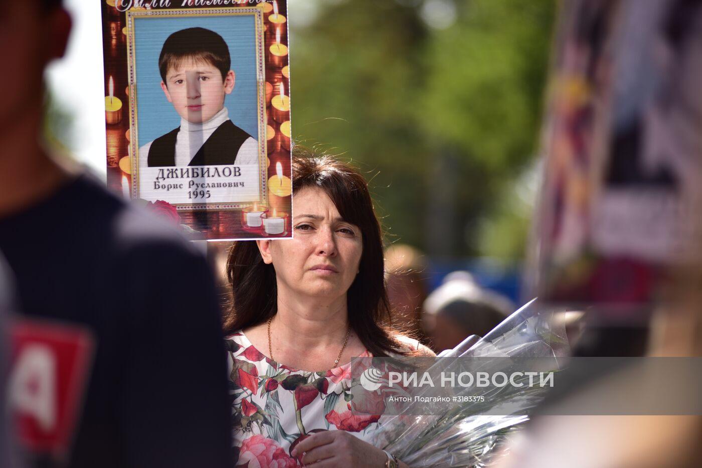 Траурные мероприятия в Беслане