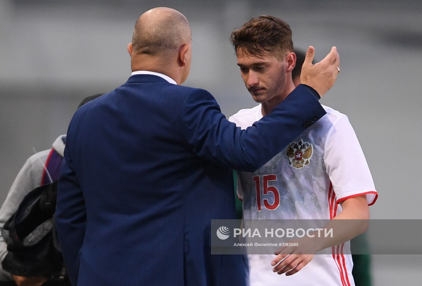 Футбол. Товарищеский матч. Сборная России - "Динамо" (Москва)