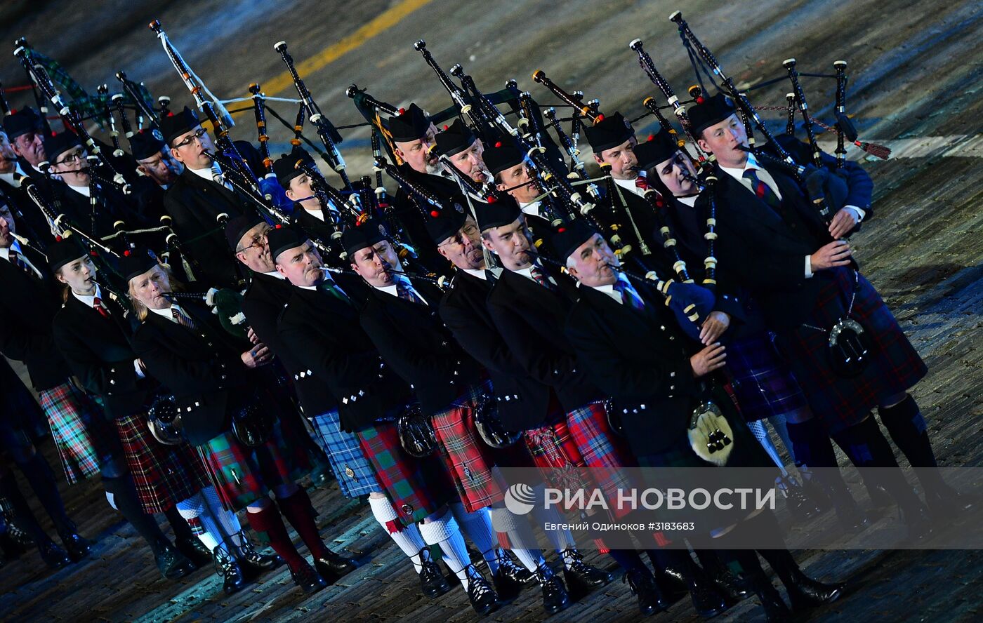 Церемония закрытия фестиваля "Спасская башня"