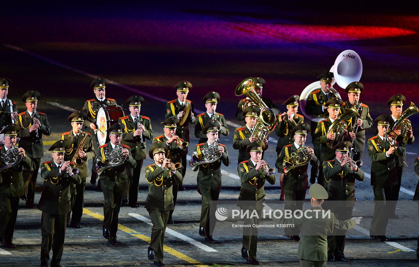 Церемония закрытия фестиваля "Спасская башня"