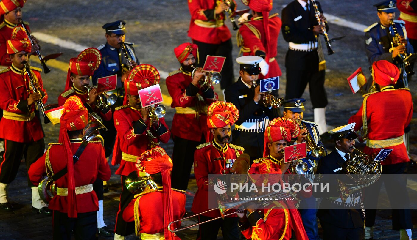 Церемония закрытия фестиваля "Спасская башня"