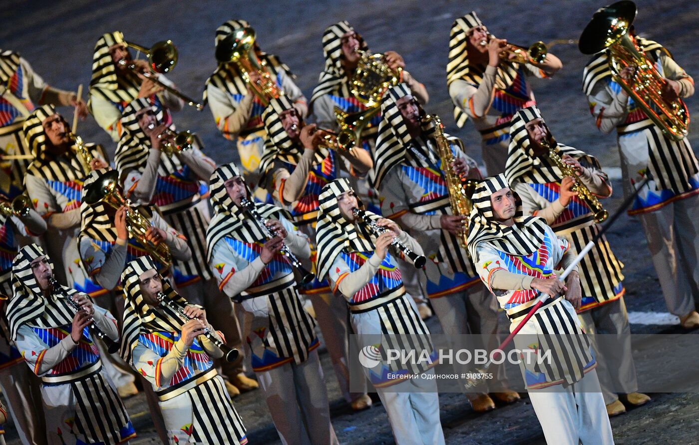 Церемония закрытия фестиваля "Спасская башня"