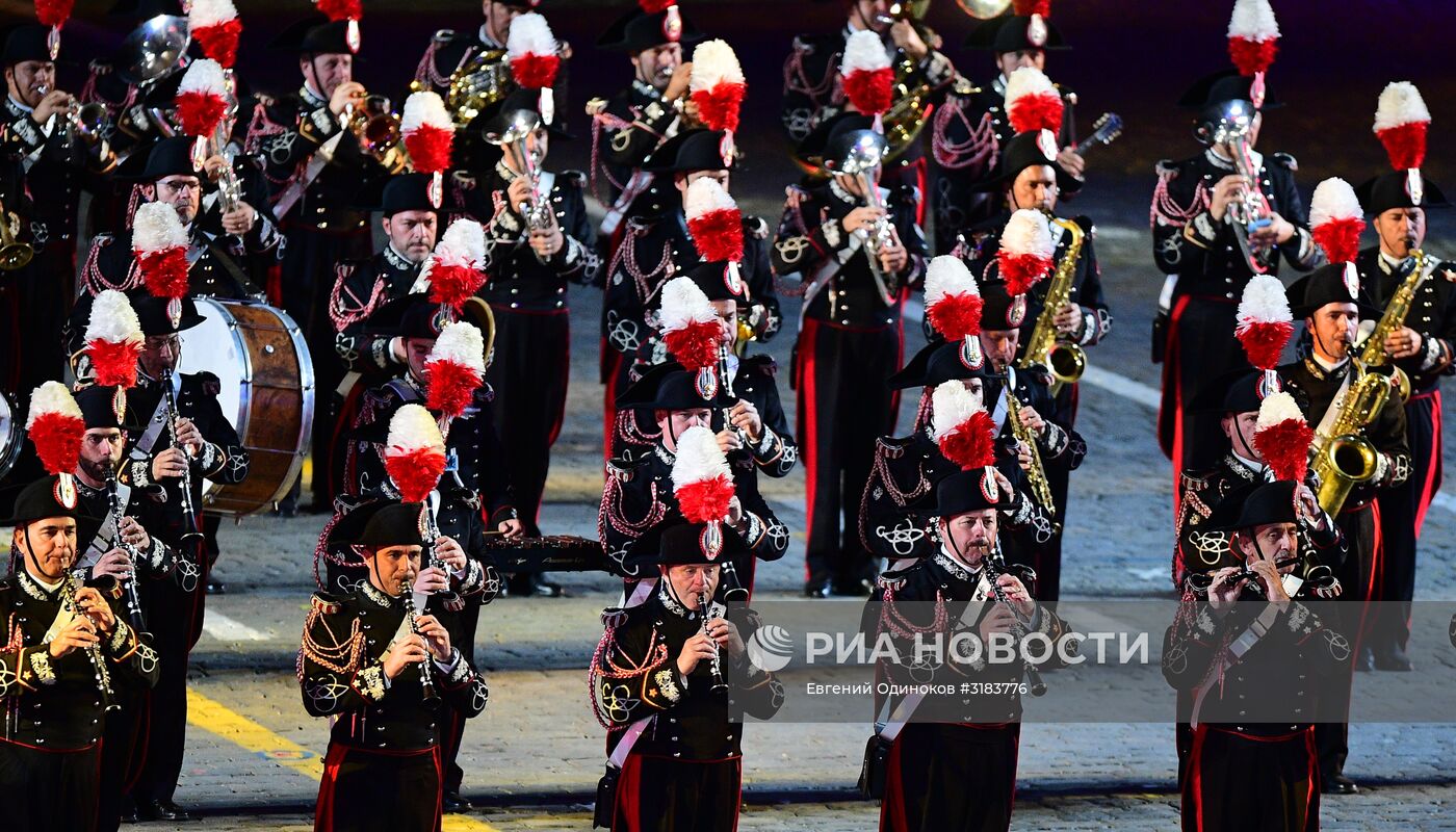 Церемония закрытия фестиваля "Спасская башня"