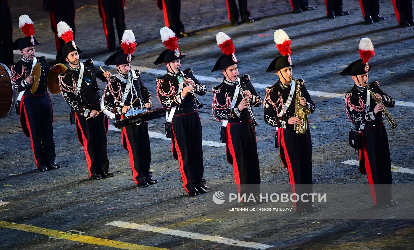 Церемония закрытия фестиваля "Спасская башня"