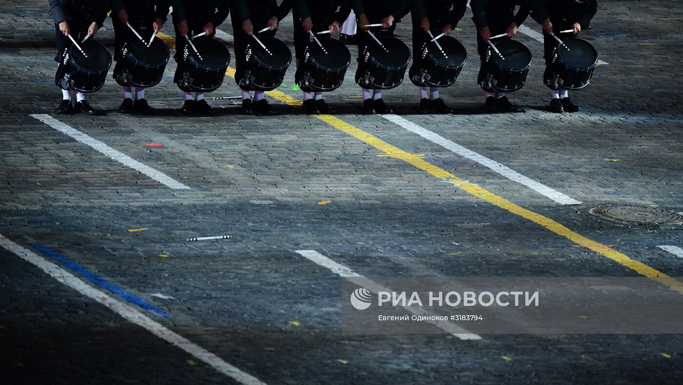 Церемония закрытия фестиваля "Спасская башня"