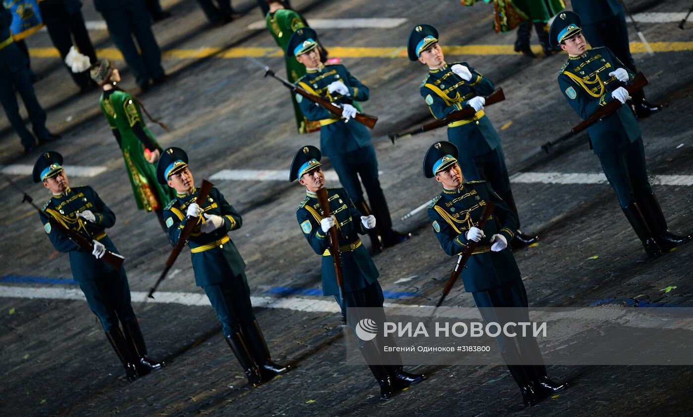 Церемония закрытия фестиваля "Спасская башня"