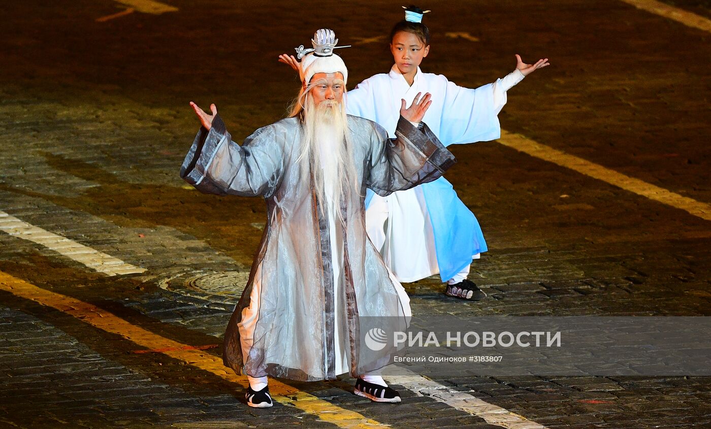 Церемония закрытия фестиваля "Спасская башня"