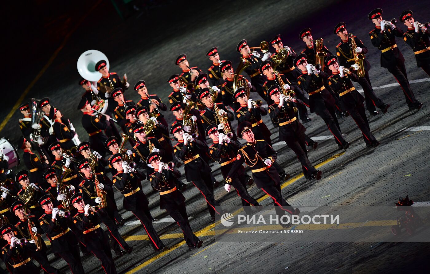 Церемония закрытия фестиваля "Спасская башня"