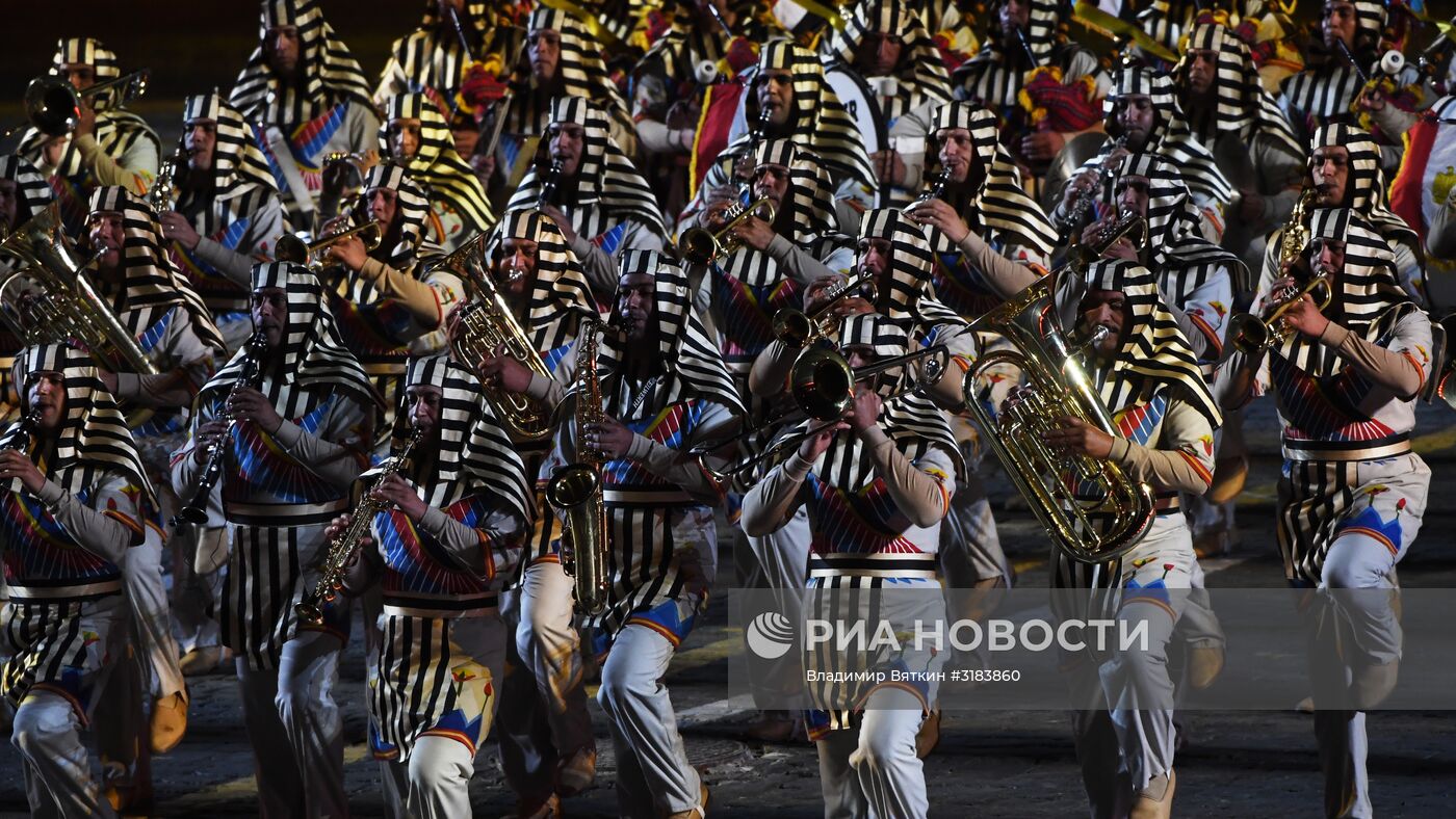 Церемония закрытия фестиваля "Спасская башня"