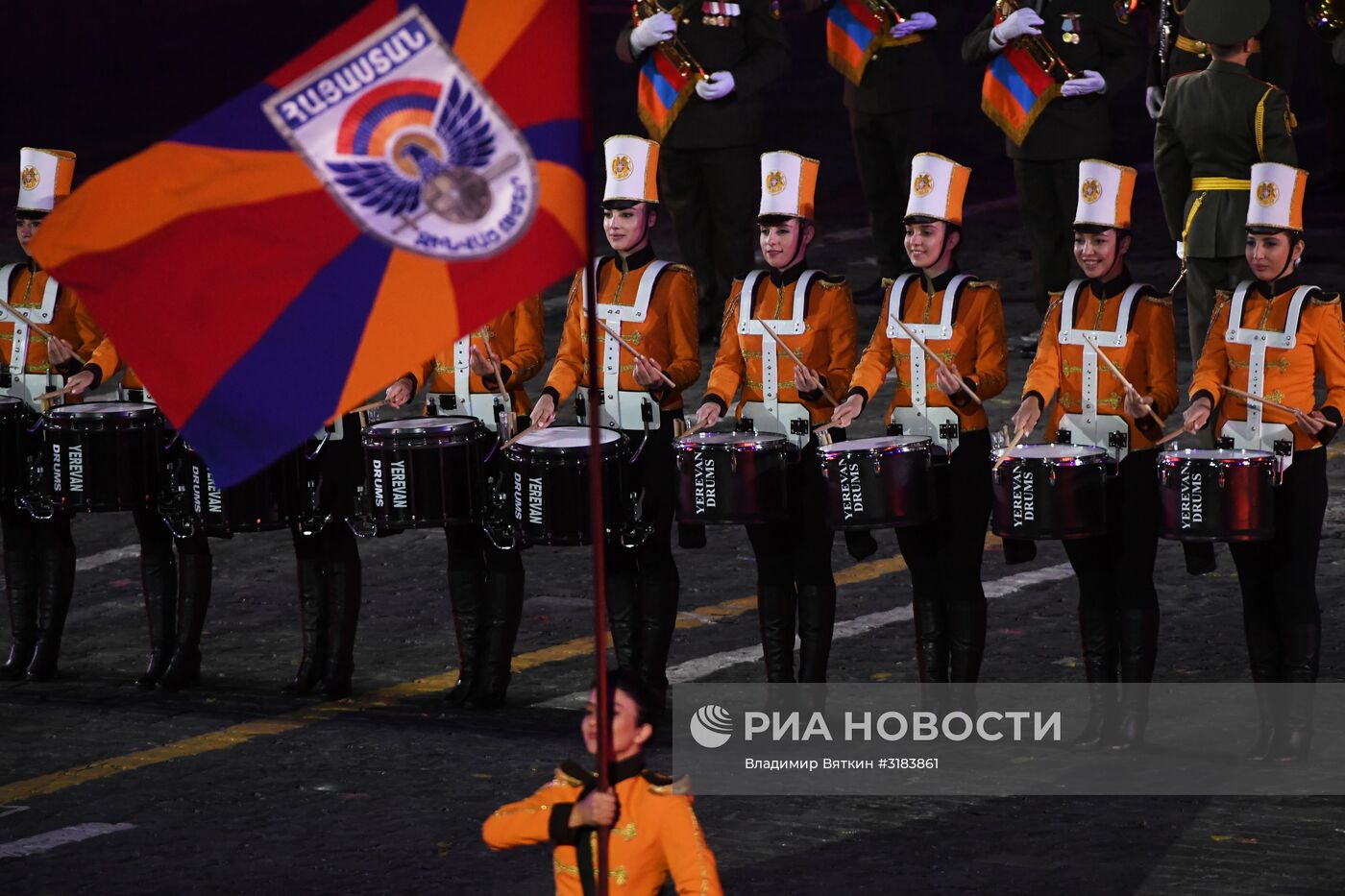 Церемония закрытия фестиваля "Спасская башня"