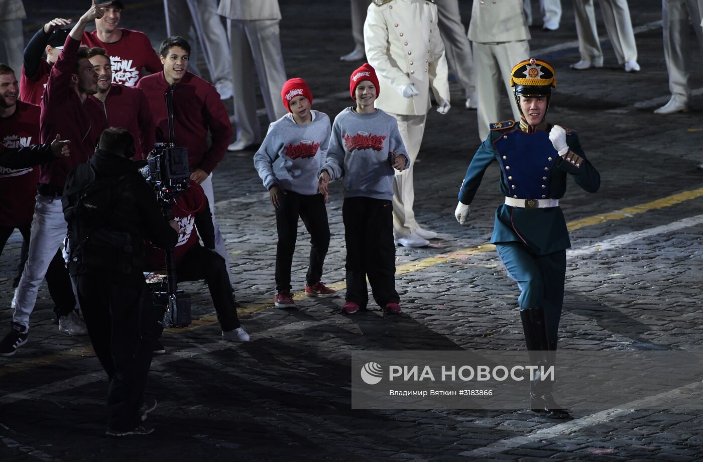 Церемония закрытия фестиваля "Спасская башня"