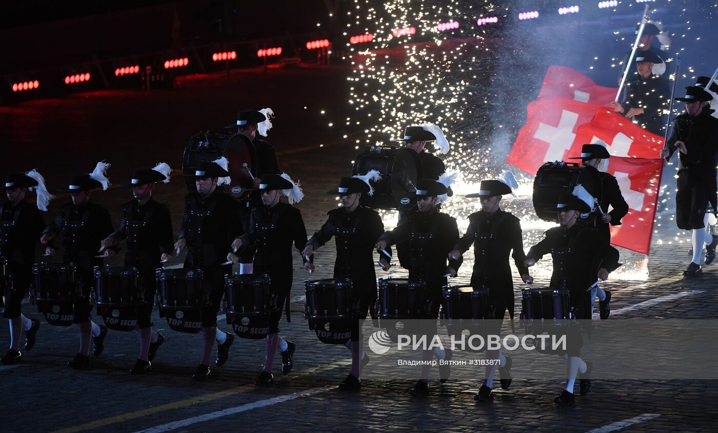 Церемония закрытия фестиваля "Спасская башня"