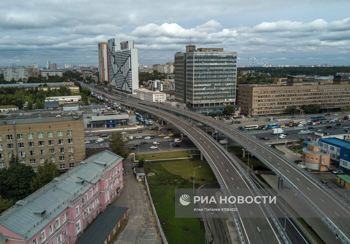 Открытие движения по эстакаде на пересечении Северо-Восточной хорды и проспекта Буденного