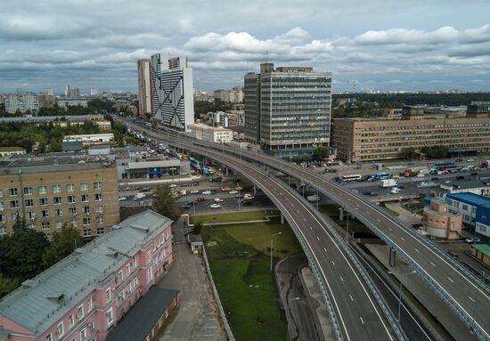 Открытие движения по эстакаде на пересечении Северо-Восточной хорды и проспекта Буденного