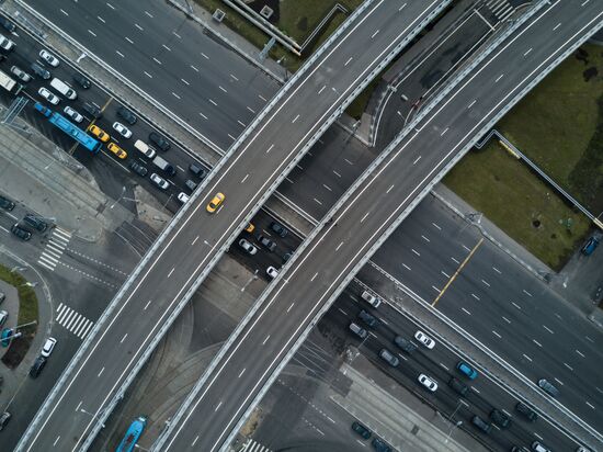 Открытие движения по эстакаде на пересечении Северо-Восточной хорды и проспекта Буденного