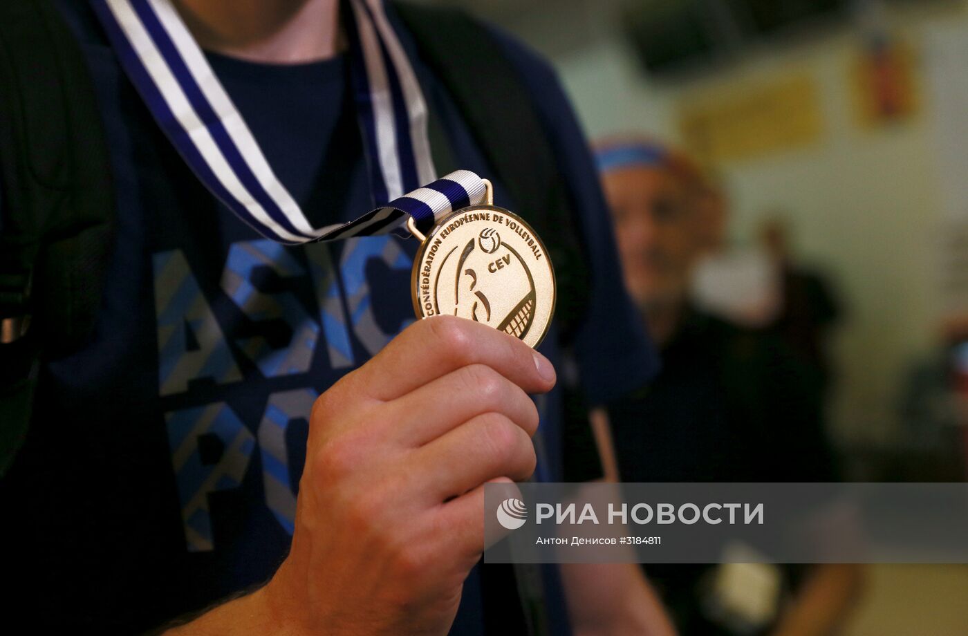 Встреча мужской сборной России по волейболу