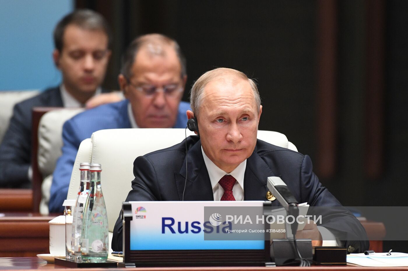 Президент РФ В. Путин на саммите лидеров БРИКС. День второй