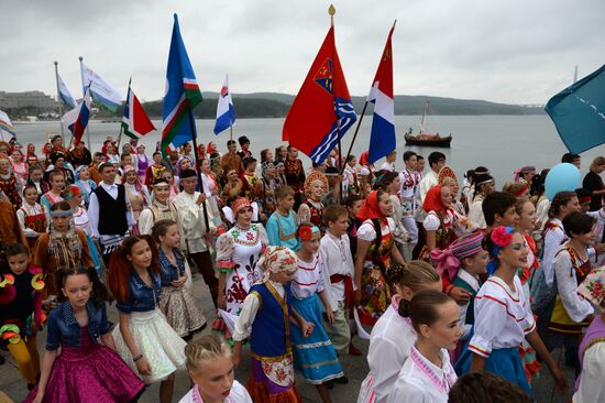 Открытие выставки "Улица Дальнего Востока" в рамках ВЭФ-2017