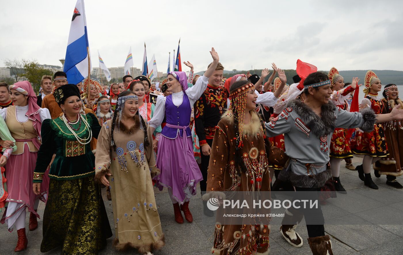 Открытие выставки "Улица Дальнего Востока" в рамках ВЭФ-2017