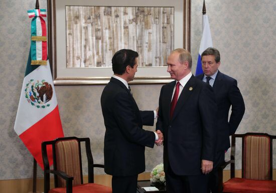 Президент РФ В. Путин на саммите лидеров БРИКС. День второй