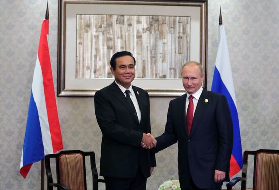 Президент РФ В. Путин на саммите лидеров БРИКС. День второй