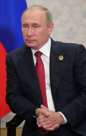 Президент РФ В. Путин на саммите лидеров БРИКС. День второй