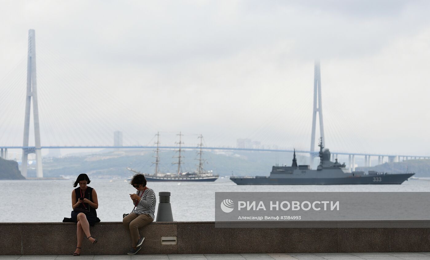 Открытие выставки "Улица Дальнего Востока" в рамках ВЭФ-2017