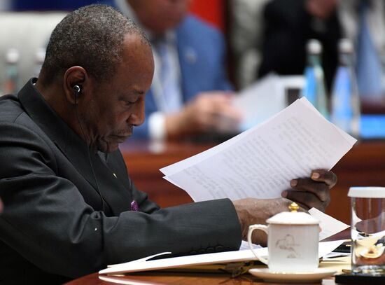 Президент РФ В. Путин на саммите лидеров БРИКС. День второй