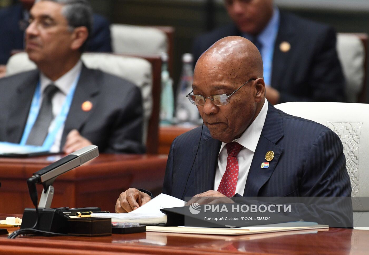 Президент РФ В. Путин на саммите лидеров БРИКС. День второй