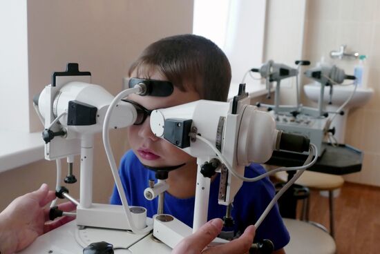 Открытие офтальмологического отделения в Республиканской детской больнице в Донецке