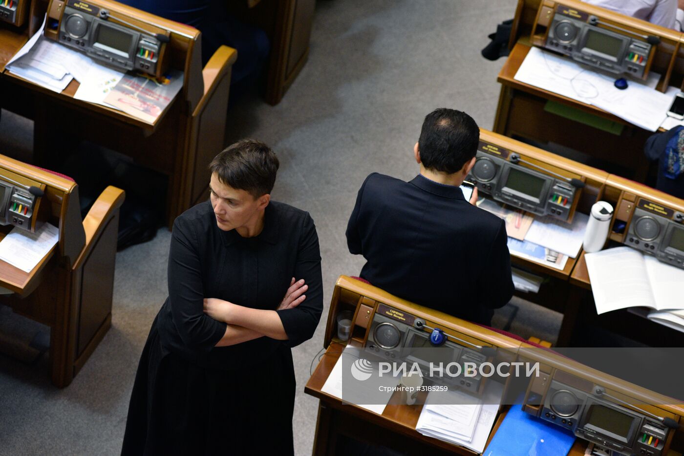 Открытие осенней сессии Верховной рады в Киеве