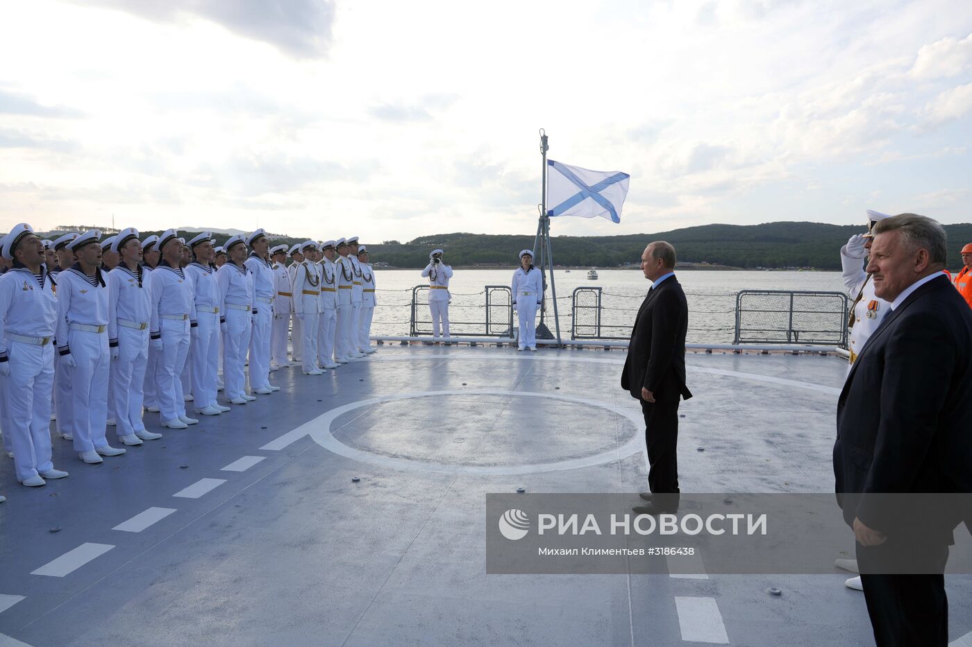 Рабочая поездка президента РФ В. Путина в Приморский край. День второй