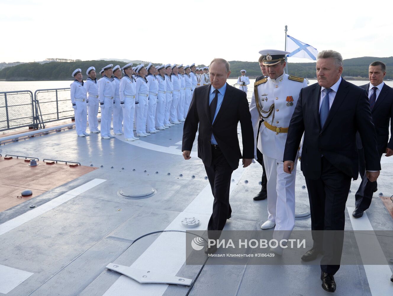 Рабочая поездка президента РФ В. Путина в Приморский край. День второй