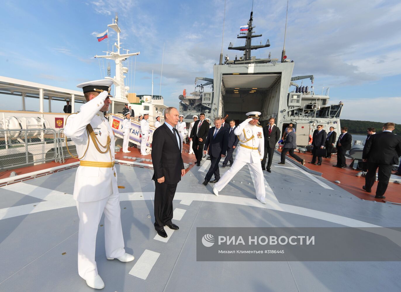 Рабочая поездка президента РФ В. Путина в Приморский край. День второй